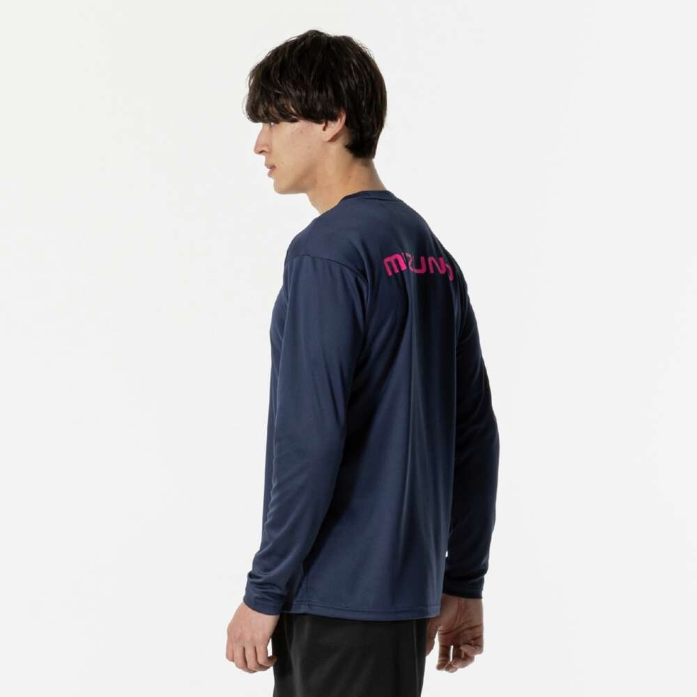 ミズノ（MIZUNO）（メンズ、レディース）バレーボールウェア 長袖 Basicプラクティスシャツ V2MAB53214