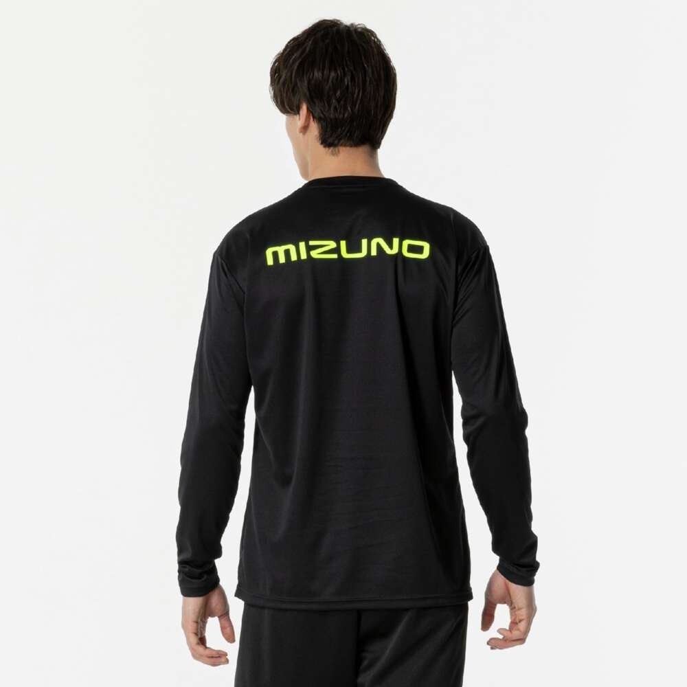 ミズノ（MIZUNO）（メンズ、レディース）バレーボールウェア 長袖 Basicプラクティスシャツ V2MAB53294