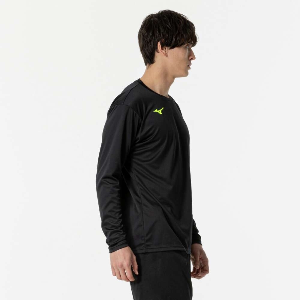 ミズノ（MIZUNO）（メンズ、レディース）バレーボールウェア 長袖 Basicプラクティスシャツ V2MAB53294