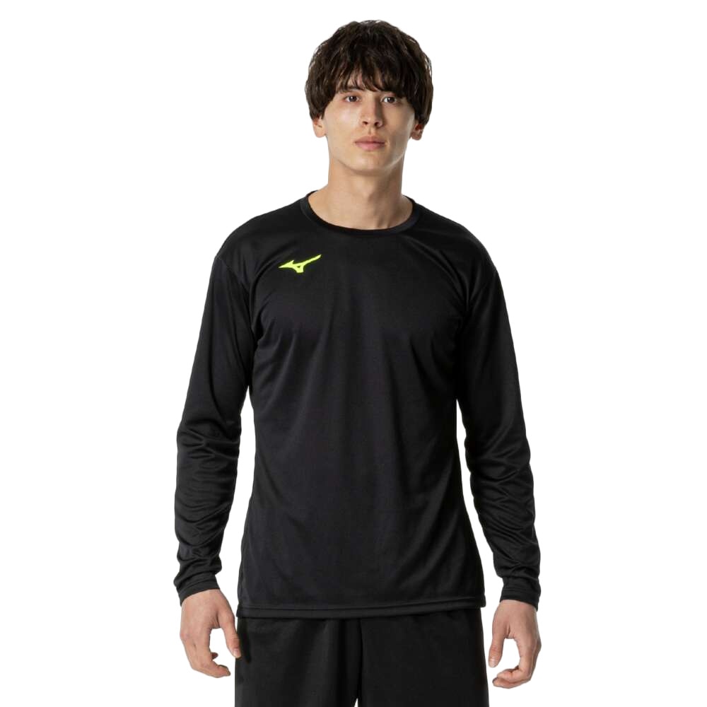ミズノ（MIZUNO）（メンズ、レディース）バレーボールウェア 長袖 Basicプラクティスシャツ V2MAB53294