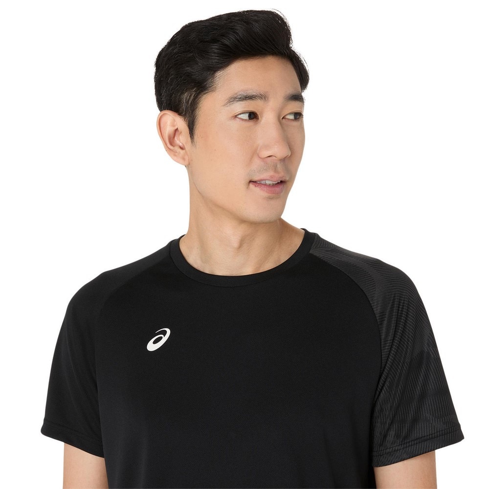 アシックス（ASICS）（メンズ）バレーボールウェア ドライグラフィック 半袖シャツ 2031F160.001