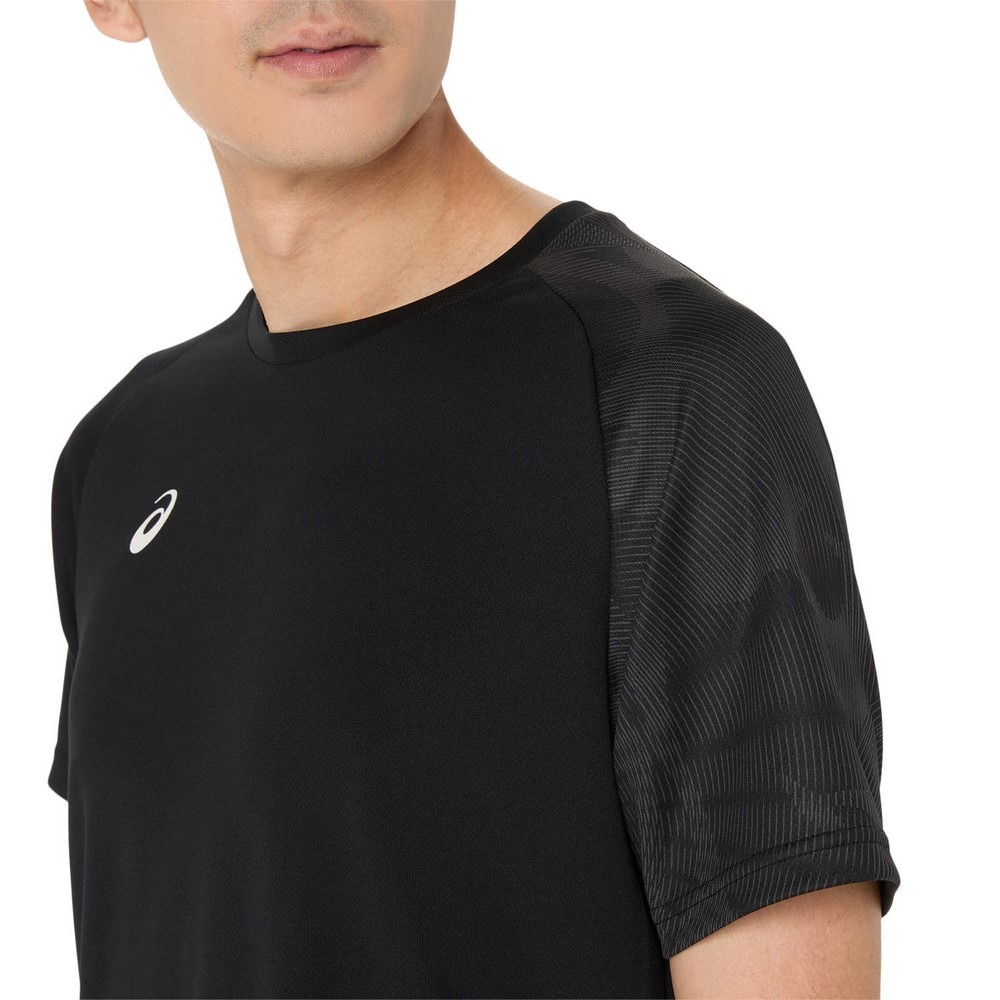 アシックス（ASICS）（メンズ）バレーボールウェア ドライグラフィック 半袖シャツ 2031F160.001