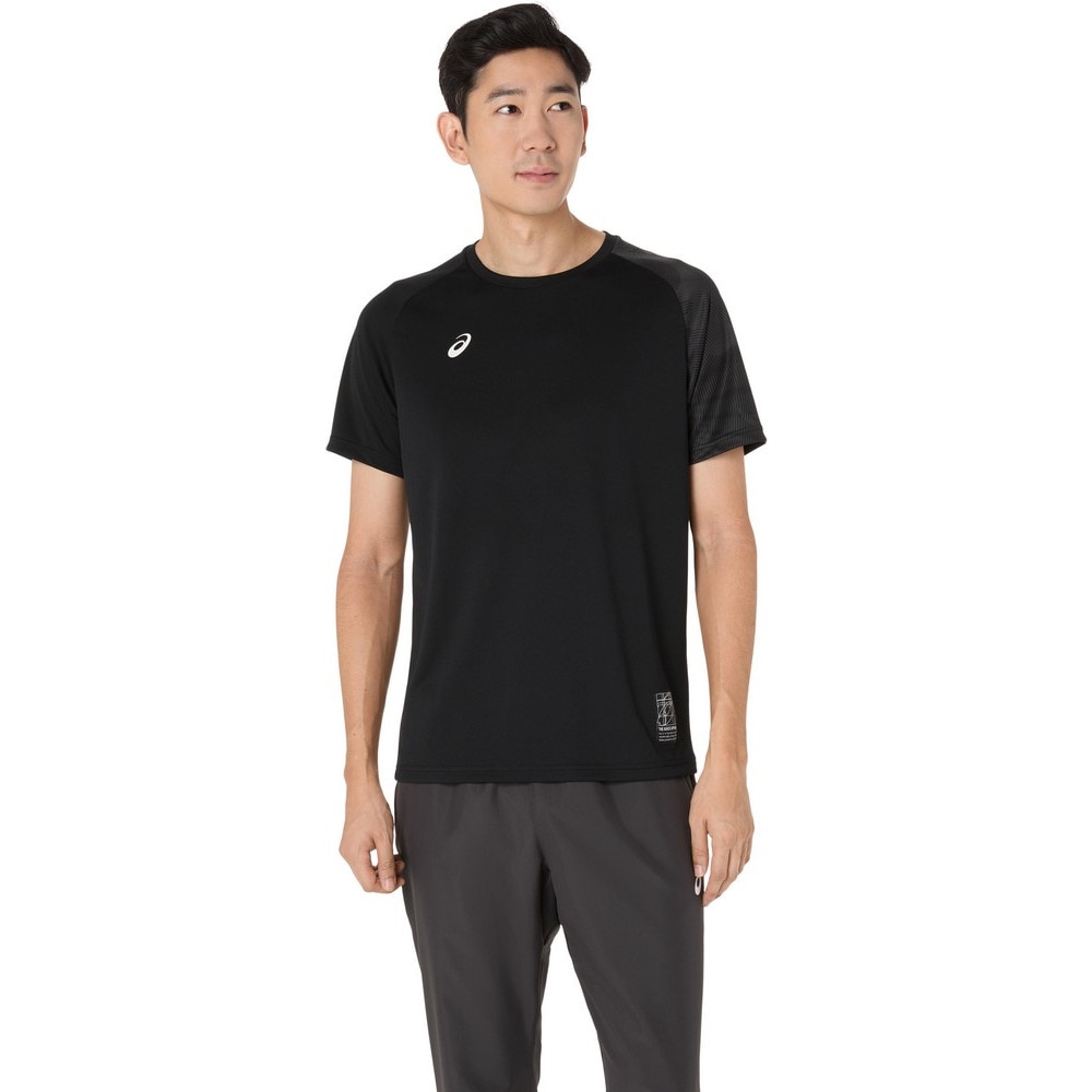 アシックス（ASICS）（メンズ）バレーボールウェア ドライグラフィック 半袖シャツ 2031F160.001