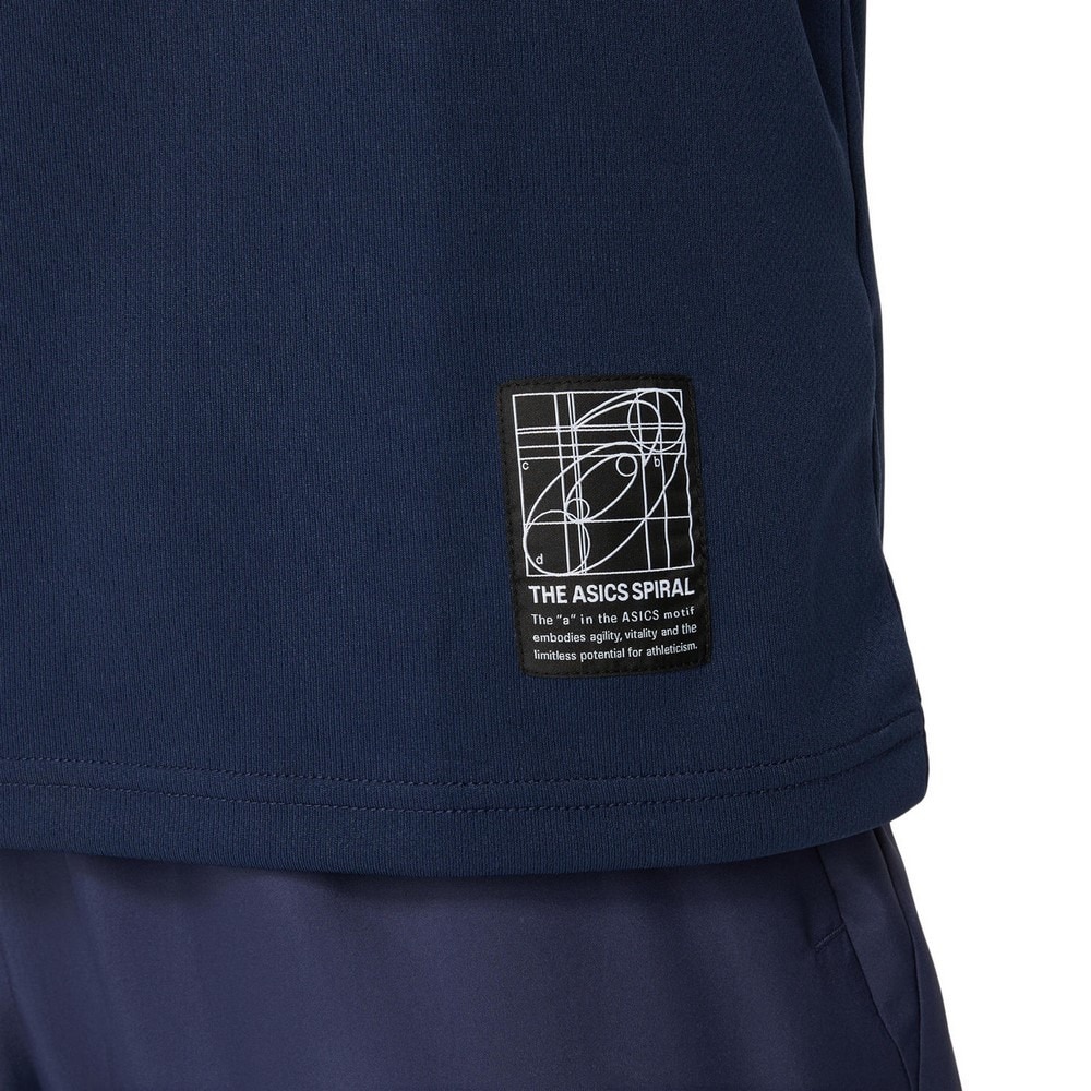 アシックス（ASICS）（メンズ）バレーボールウェア ドライグラフィック 半袖シャツ 2031F160.400