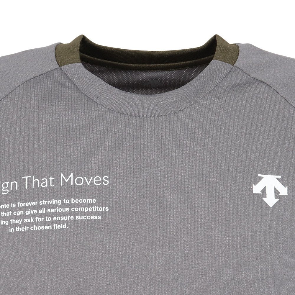 デサント（DESCENTE）（メンズ、レディース）バレーボールウェア 石川祐希選手着用 長袖バレーボールシャツ DV5FLT01U GY00