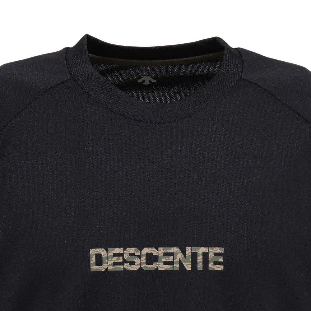 デサント（DESCENTE）（メンズ、レディース）バレーボールウェア 長袖バレーボールシャツ DV5FLT02U BK00