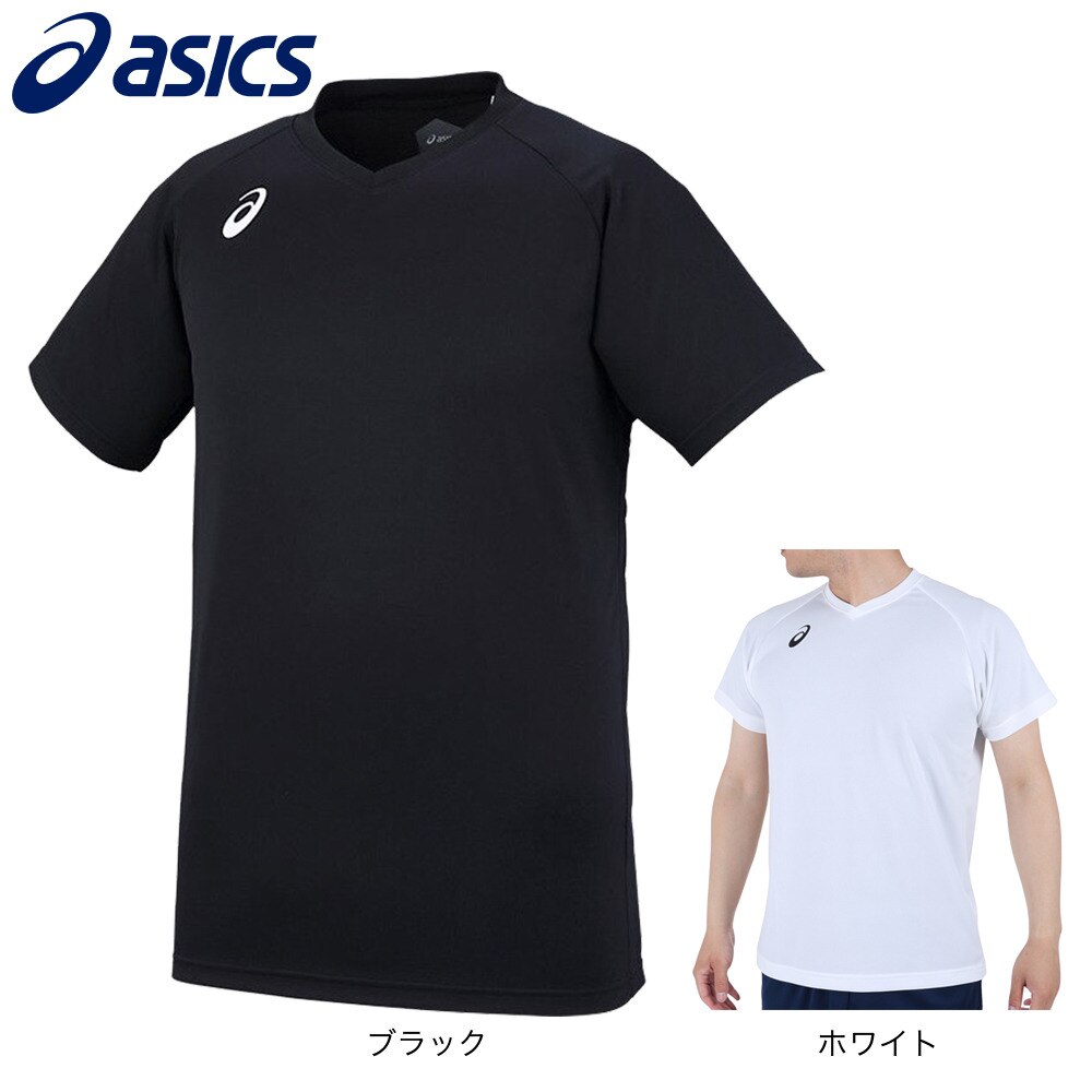 アシックス（ASICS）（メンズ、レディース）プラクティスショートスリーブトップ XW6746.01