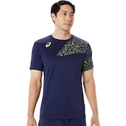 アシックス(ASICS)(メンズ)バレーボールウェア ドライプリント半袖シャツ 2051A307.400