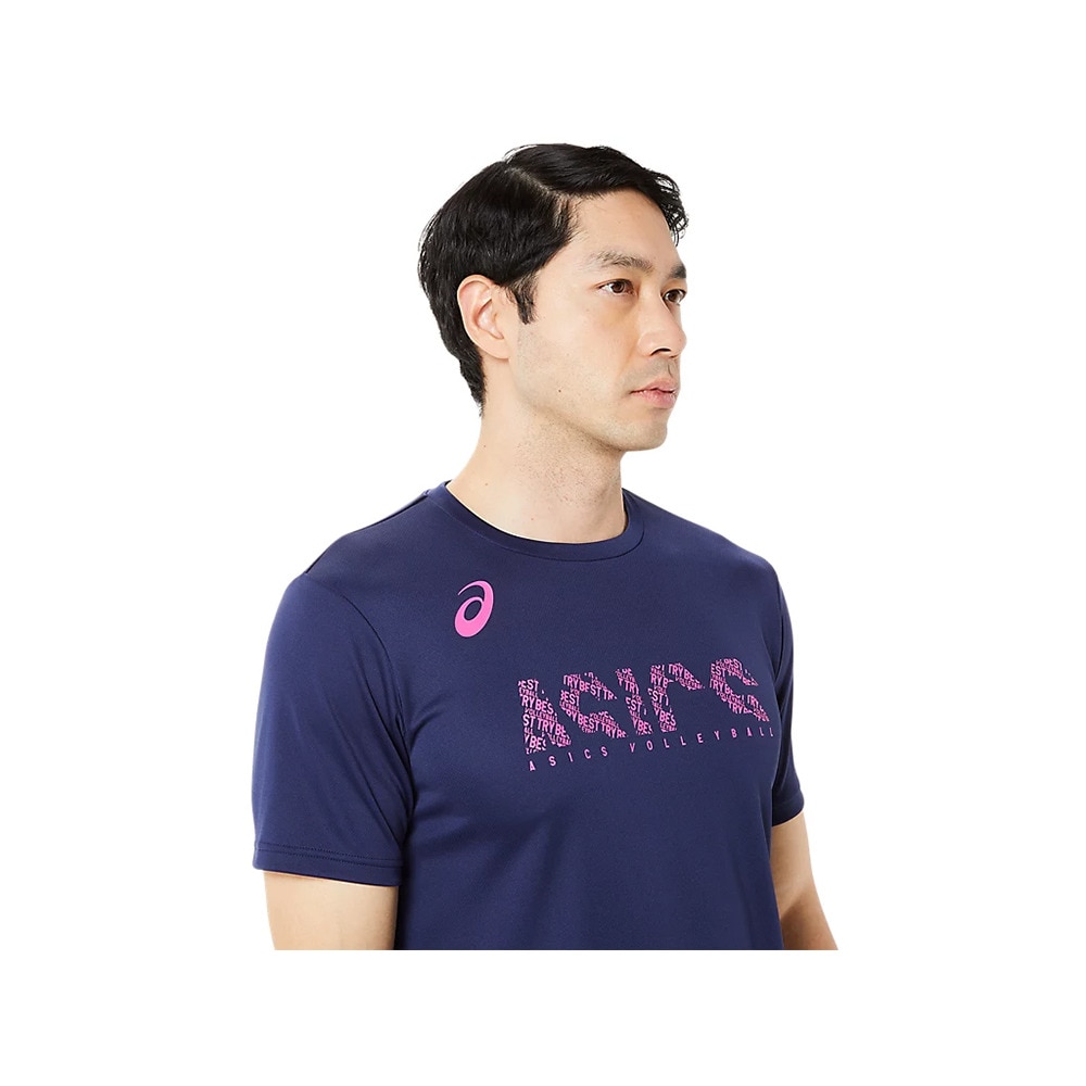 アシックス（ASICS）（メンズ）バレーボールウェア 半袖 ドライ