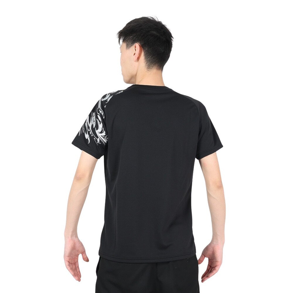 アシックス（ASICS）（メンズ）バレーボールウェア ドライプリント半袖シャツ 2051A328.002