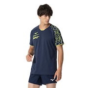 ミズノ（MIZUNO）（メンズ、レディース）バレーボールウェア N－XTプラクティスシャツ 半袖Tシャツ V2MAB00214