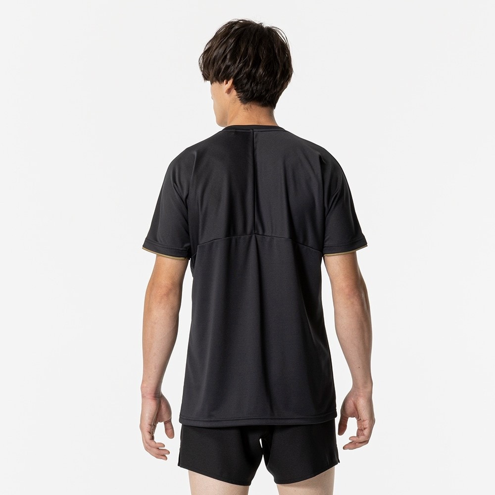 ミズノ（MIZUNO）（メンズ、レディース）バレーボールウェア N－XTプラクティスシャツ 半袖Tシャツ V2MAB00295 速乾