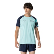 ミズノ（MIZUNO）（メンズ、レディース）バレーボールウェア Funtastプラクティスシャツ 半袖Tシャツ V2MAB10120