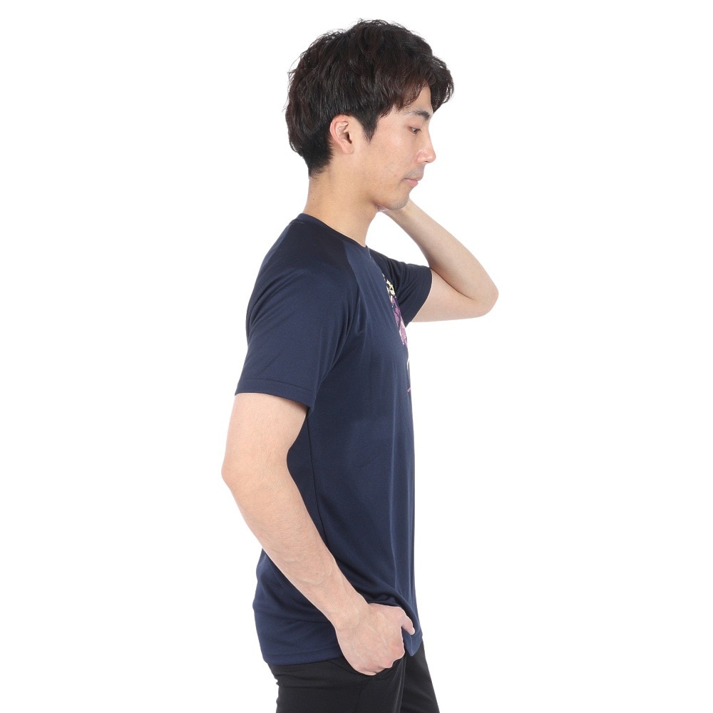 アシックス（ASICS）（メンズ）バレーボールウェア プリント半袖Tシャツ 2053A161.400