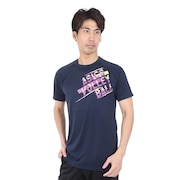 アシックス（ASICS）（メンズ）バレーボールウェア プリント半袖Tシャツ 2053A161.400