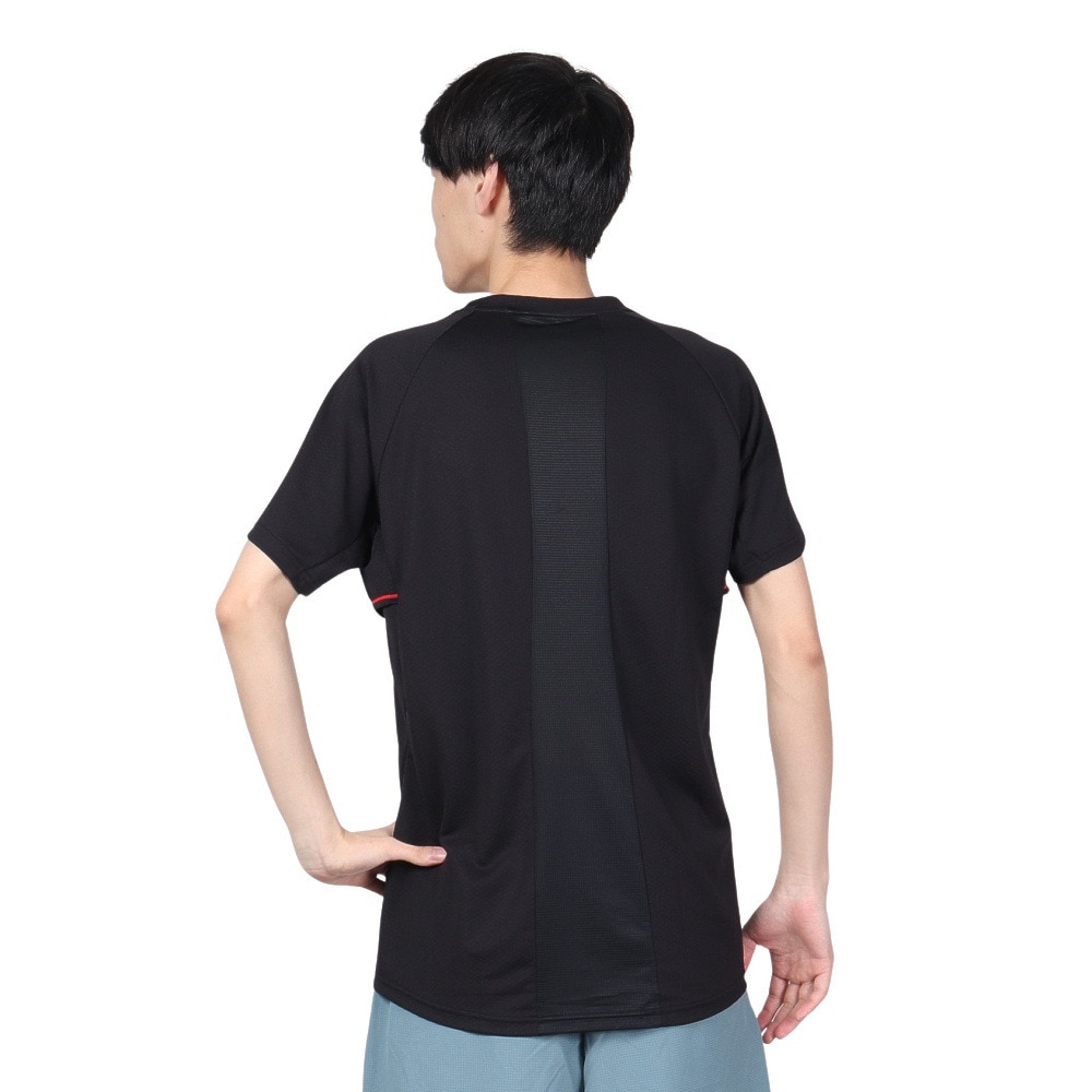 デサント（DESCENTE）（メンズ）バレーボールウェア 半袖バレーボールシャツ DVUXJA50 BK 速乾