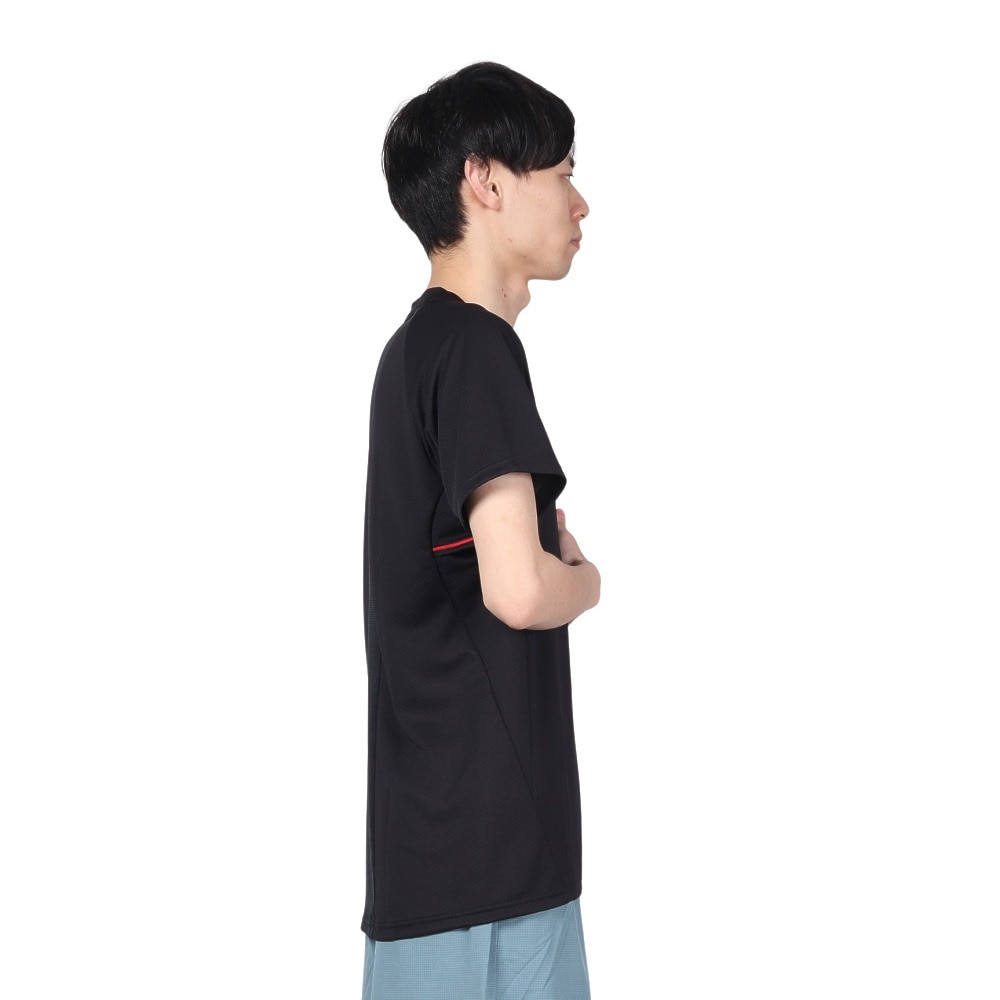 デサント（DESCENTE）（メンズ）バレーボールウェア 半袖バレーボールシャツ DVUXJA50 BK 速乾