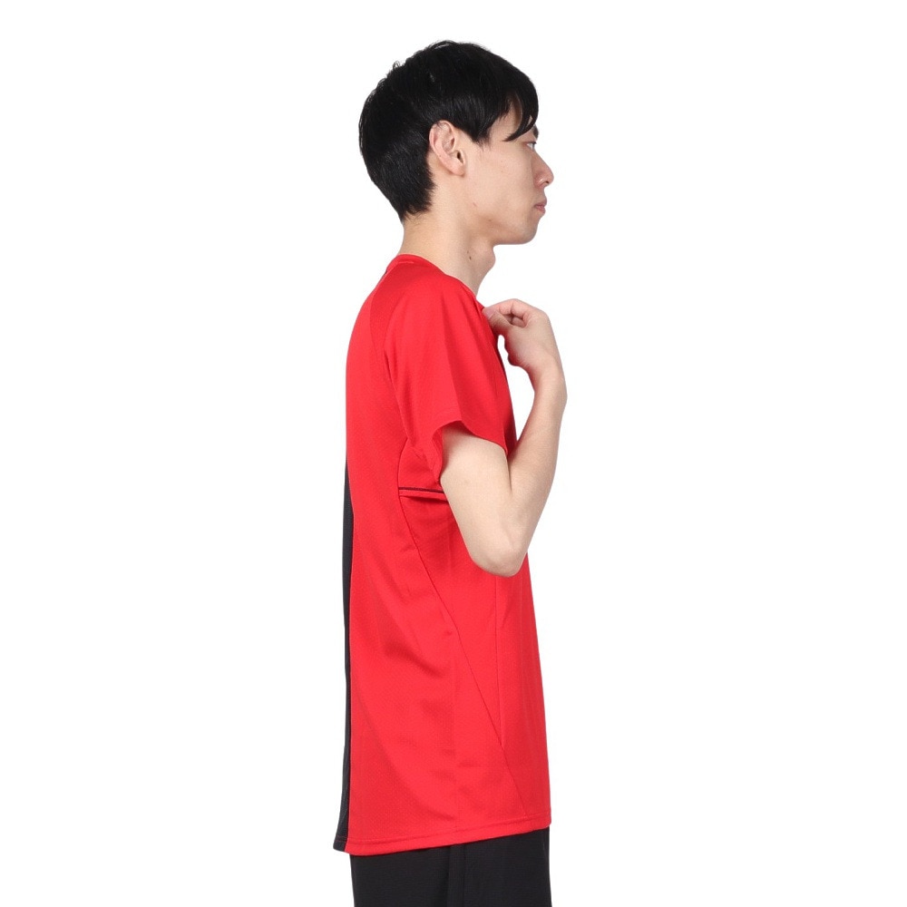 デサント（DESCENTE）（メンズ）バレーボールウェア 半袖バレーボールシャツ DVUXJA50 RED 速乾