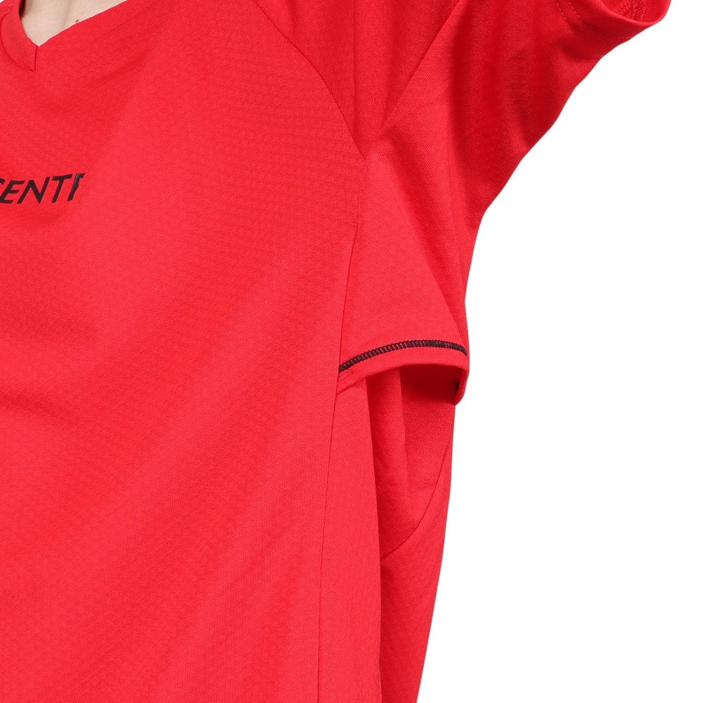 デサント（DESCENTE）（メンズ）バレーボールウェア 半袖バレーボールシャツ DVUXJA50 RED 速乾