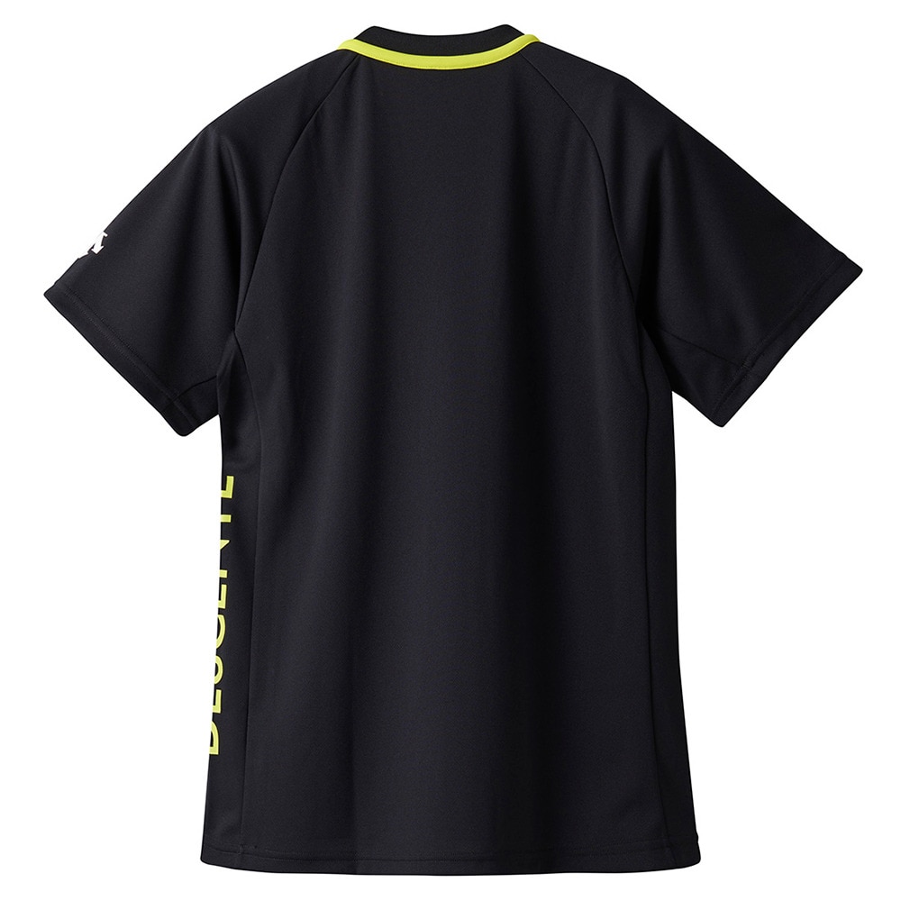 デサント（DESCENTE）（メンズ、レディース）バレーボールウェア 半袖バレーボールシャツ DVUXJA51 BK