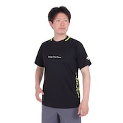 デサント（DESCENTE）（メンズ、レディース）バレーボールウェア 半袖バレーボールシャツ DVUXJA51 BK