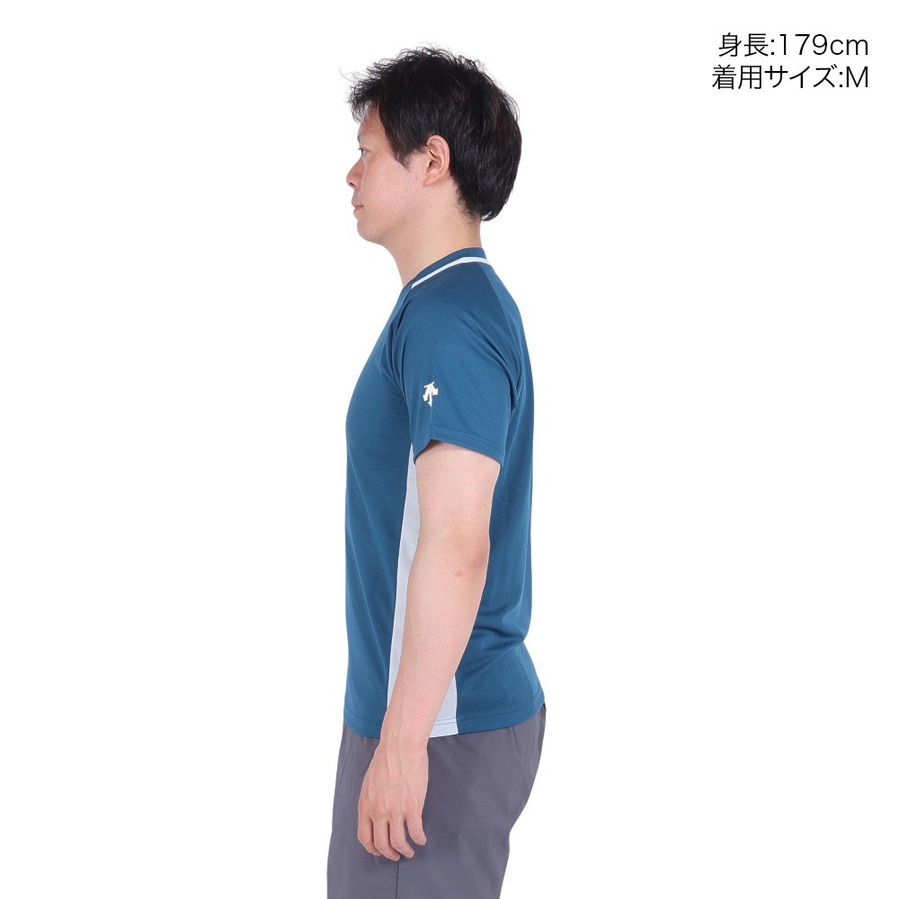デサント（DESCENTE）（メンズ、レディース）バレーボールウェア 半袖バレーボールシャツ DVUXJA51 GRN 速乾