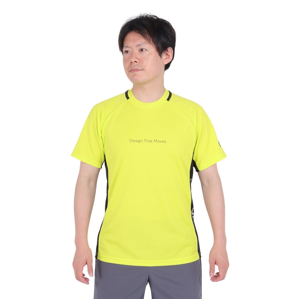 デサント（DESCENTE）（メンズ、レディース）バレーボールウェア 半袖バレーボールシャツ DVUXJA51 YLIM 速乾