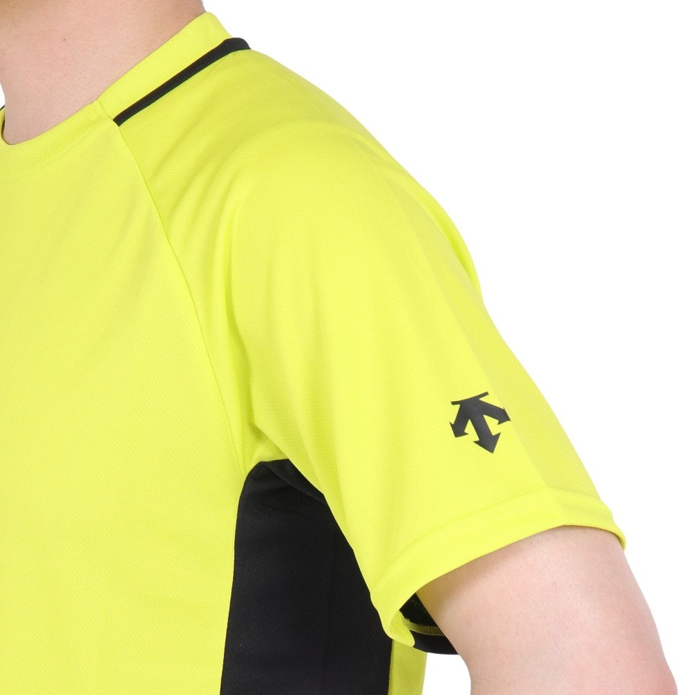 デサント（DESCENTE）（メンズ、レディース）バレーボールウェア 半袖バレーボールシャツ DVUXJA51 YLIM 速乾