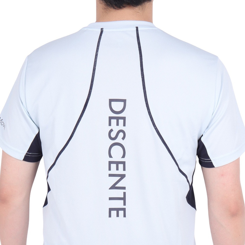 デサント（DESCENTE）（メンズ、レディース）バレーボールウェア 半袖バレーボールシャツ DVUXJA52 WHT 速乾