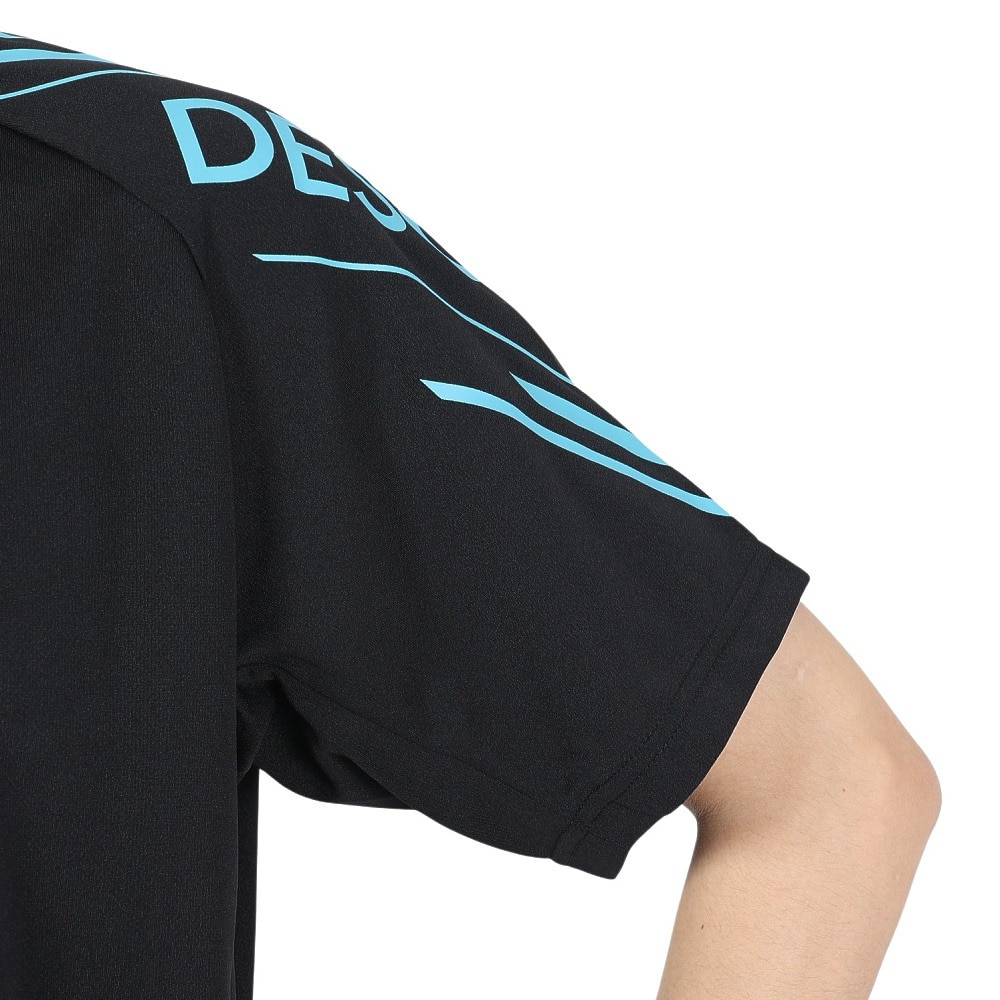 デサント（DESCENTE）（メンズ）バレーボールウェア 半袖プラクティスシャツ XB DX-B2844XB BKBL