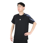 デサント（DESCENTE）（メンズ）バレーボールウェア 半袖プラクティスシャツ XB DX-B2844XB BKPL