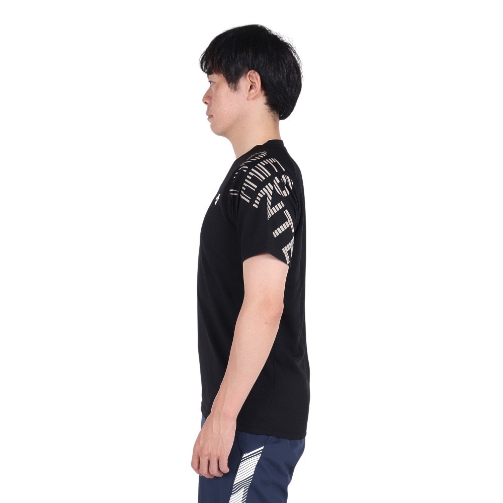 デサント（DESCENTE）（メンズ）バレーボールウェア 半袖シャツ DV4FHTX1UB BKBG