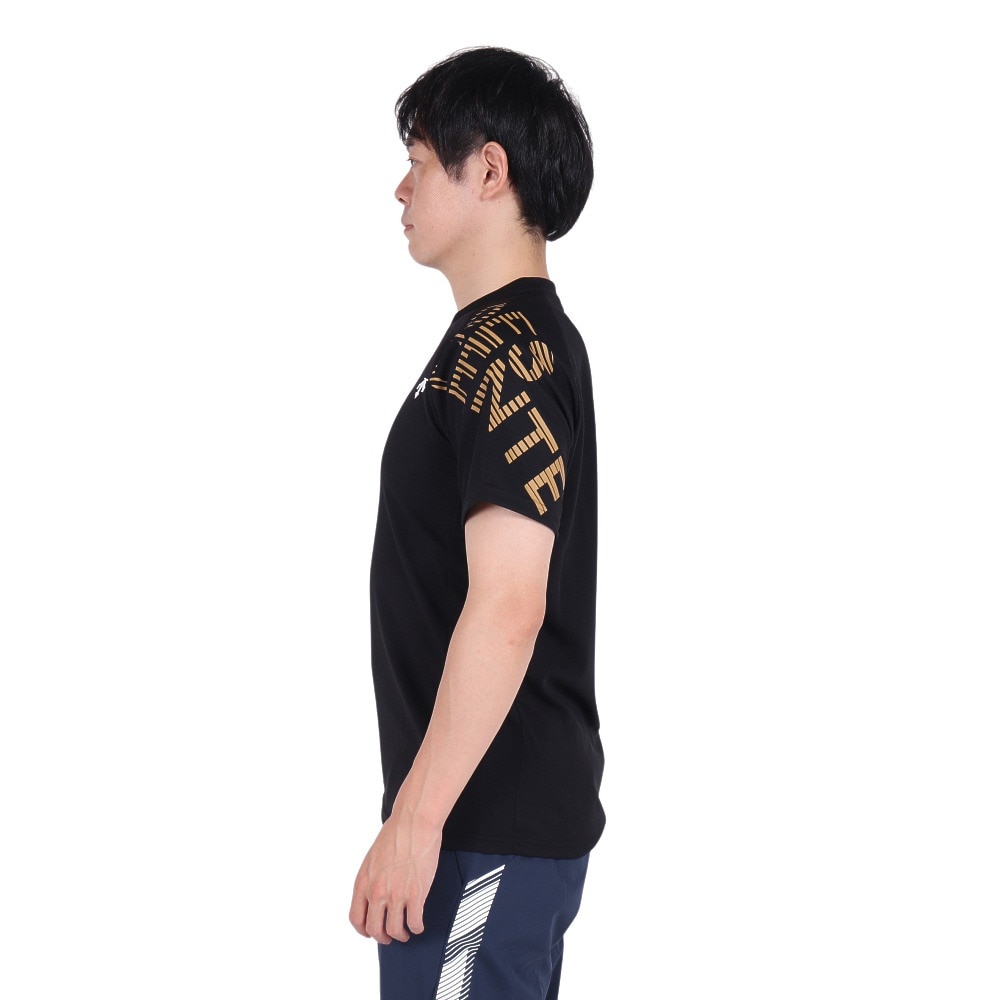 デサント（DESCENTE）（メンズ）バレーボールウェア 半袖シャツ DV4FHTX1UB BKBW
