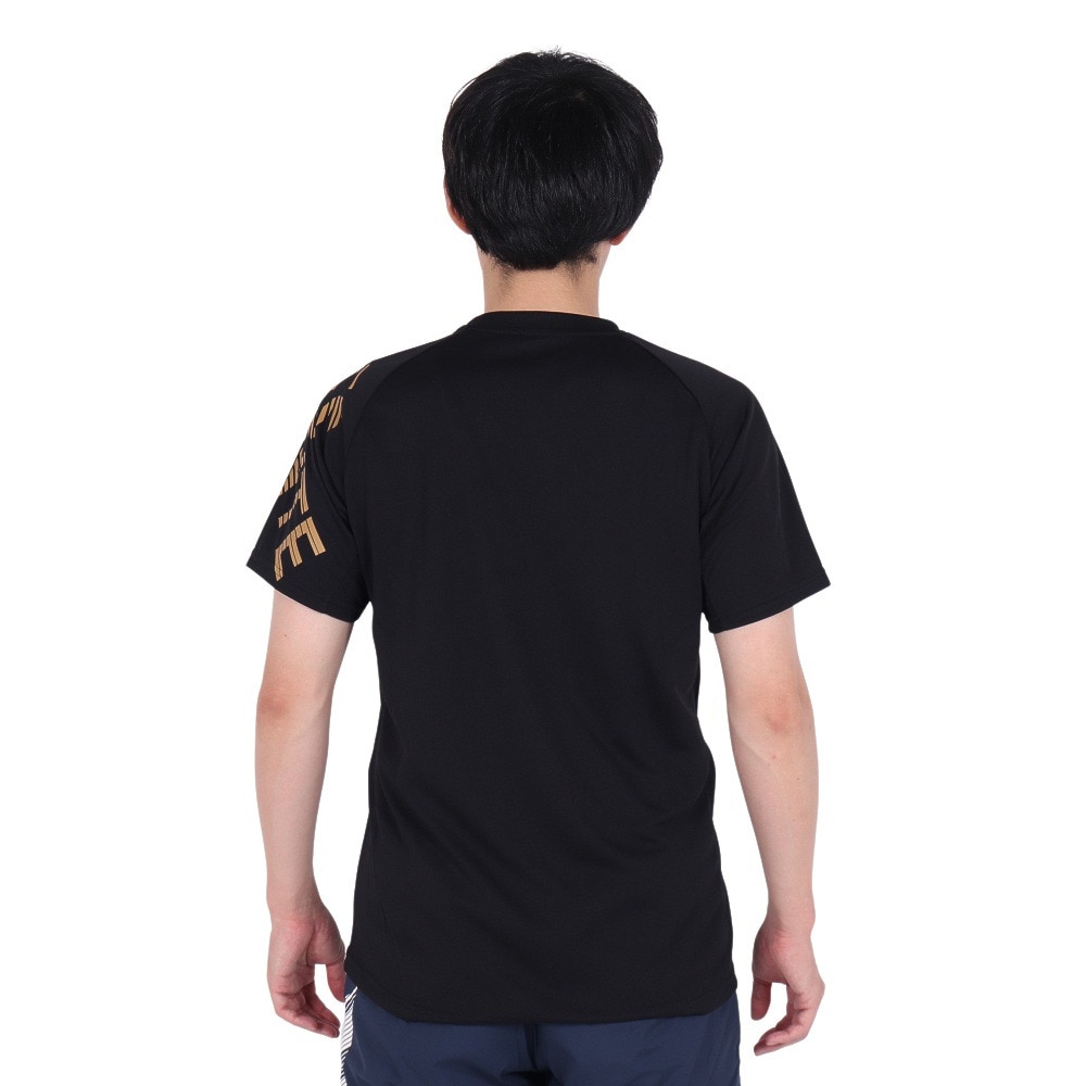 デサント（DESCENTE）（メンズ）バレーボールウェア 半袖シャツ DV4FHTX1UB BKBW