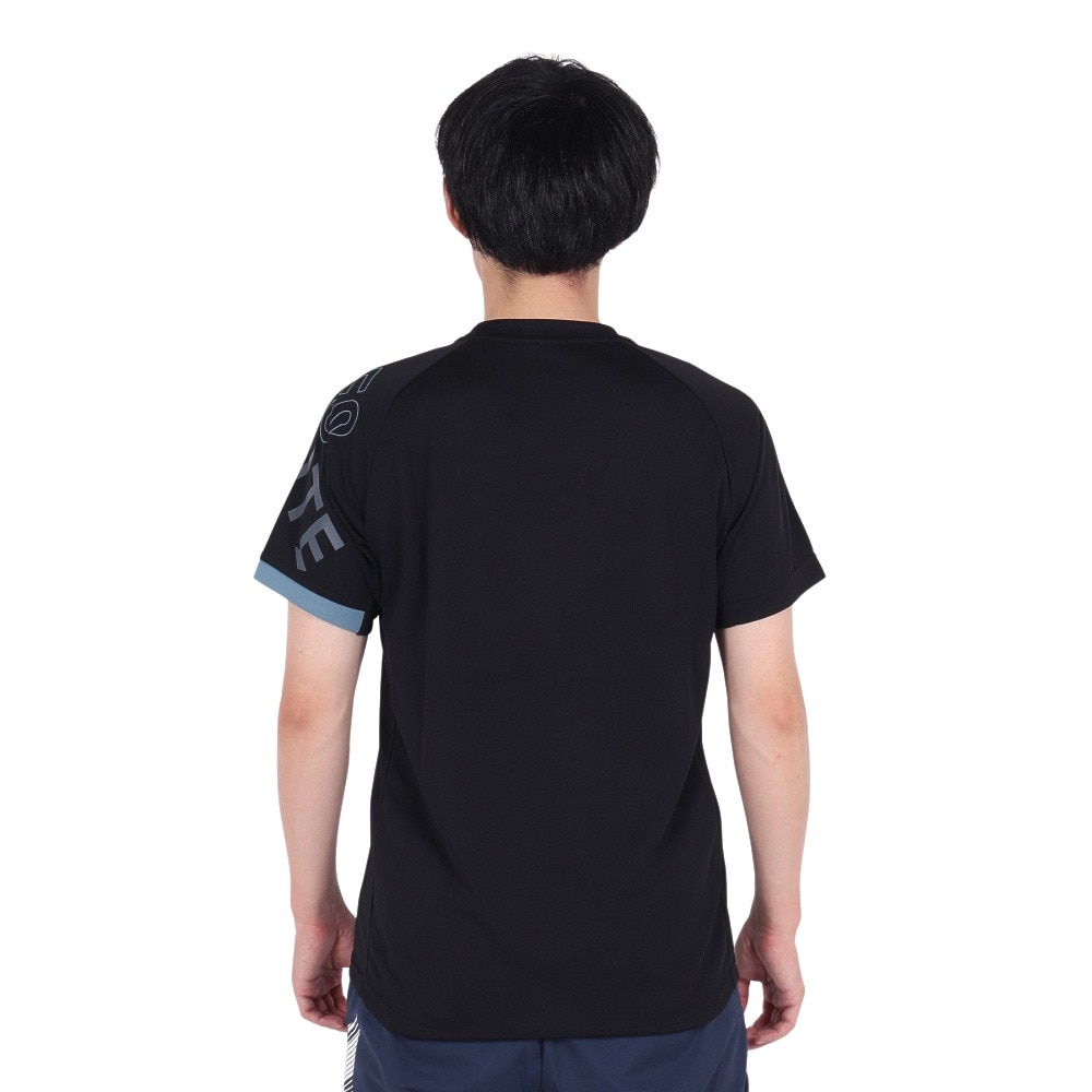 デサント（DESCENTE）（メンズ、レディース）バレーボールウェア 半袖シャツ DV4FHT02U BK00