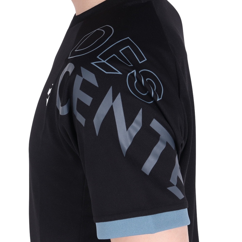 デサント（DESCENTE）（メンズ、レディース）バレーボールウェア 半袖シャツ DV4FHT02U BK00