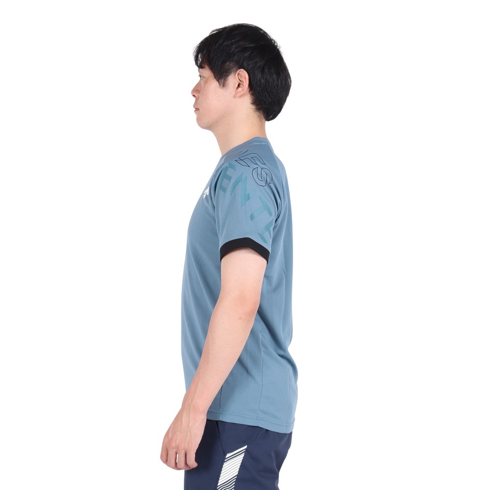 デサント（DESCENTE）（メンズ、レディース）バレーボールウェア 半袖シャツ DV4FHT02U BL00