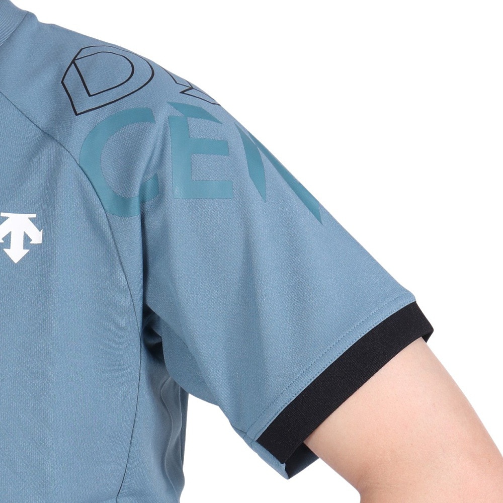 デサント（DESCENTE）（メンズ、レディース）バレーボールウェア 半袖シャツ DV4FHT02U BL00