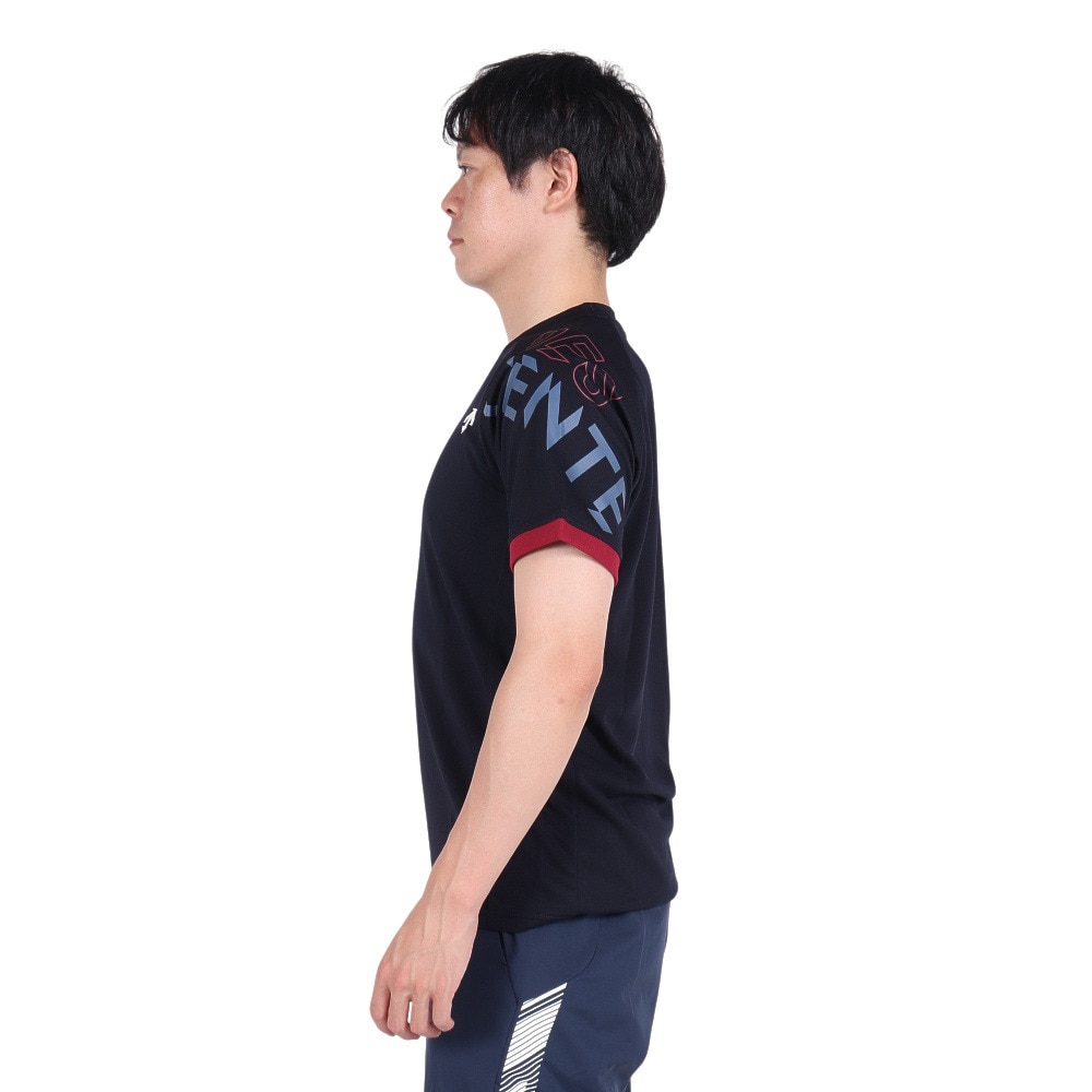 デサント（DESCENTE）（メンズ、レディース）バレーボールウェア 半袖シャツ DV4FHT02U NV00
