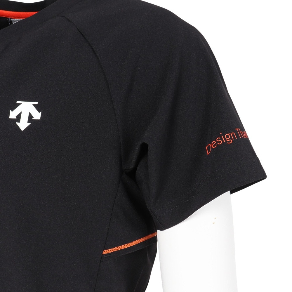 デサント（DESCENTE）（メンズ）バレーボールウェア 半袖バレーボールシャツ DVUWJA50 BK