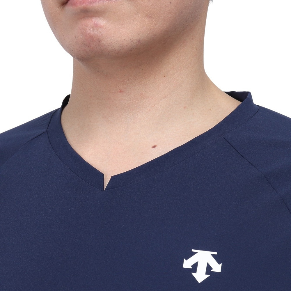 デサント（DESCENTE）（メンズ）バレーボールウェア 半袖バレーボールシャツ DVUWJA50 NV 速乾