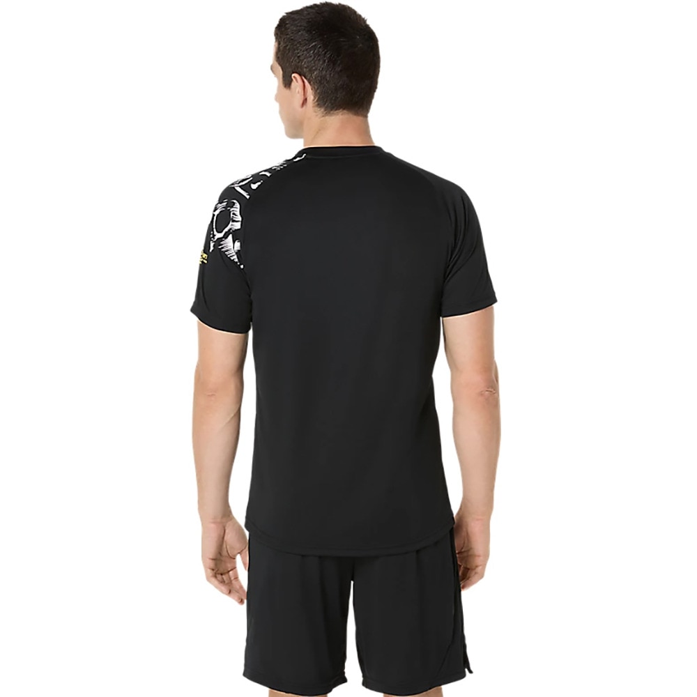 アシックス（ASICS）（メンズ）【新商品】 バレーボールウェア トップライン ファミリー 半袖シャツ 2053A213.001