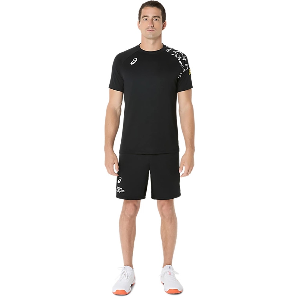 アシックス（ASICS）（メンズ）【新商品】 バレーボールウェア トップライン ファミリー 半袖シャツ 2053A213.001