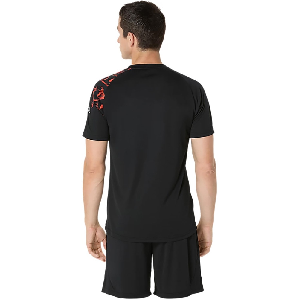 アシックス（ASICS）（メンズ）【新商品】 バレーボールウェア トップライン ファミリー 半袖シャツ 2053A213.002