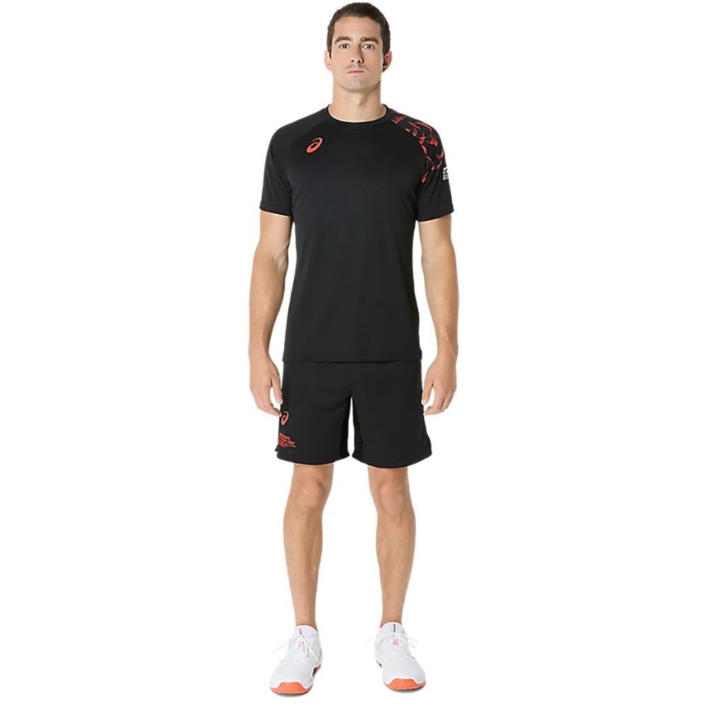 アシックス（ASICS）（メンズ）【新商品】 バレーボールウェア トップライン ファミリー 半袖シャツ 2053A213.002