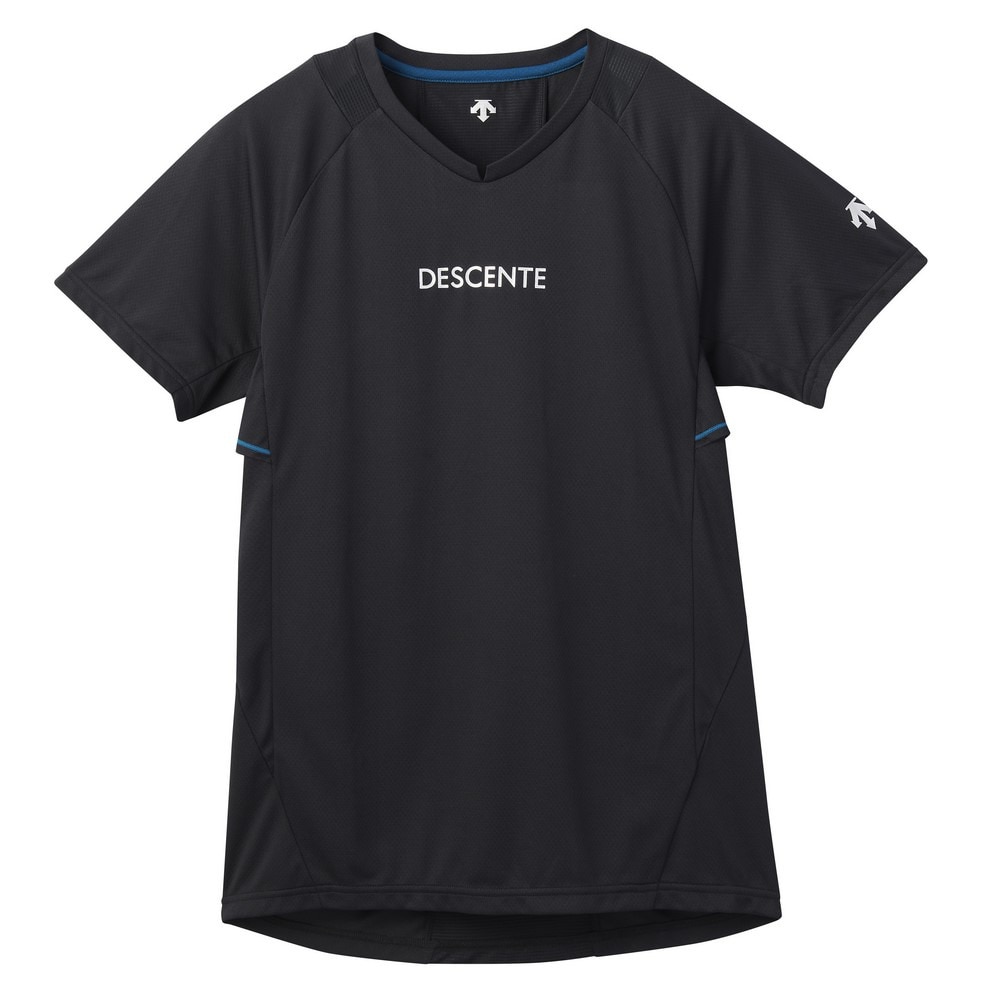 デサント（DESCENTE）（メンズ）バレーボールウェア 半袖バレーシャツ DV5SHT02U BK00