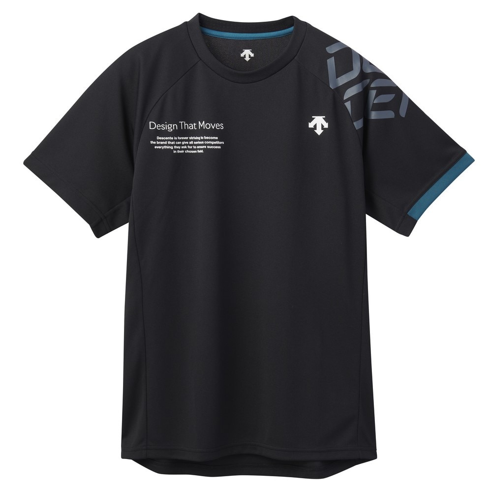 デサント（DESCENTE）（メンズ）バレーボールウェア 半袖バレーシャツ DV5SHT03U BK00