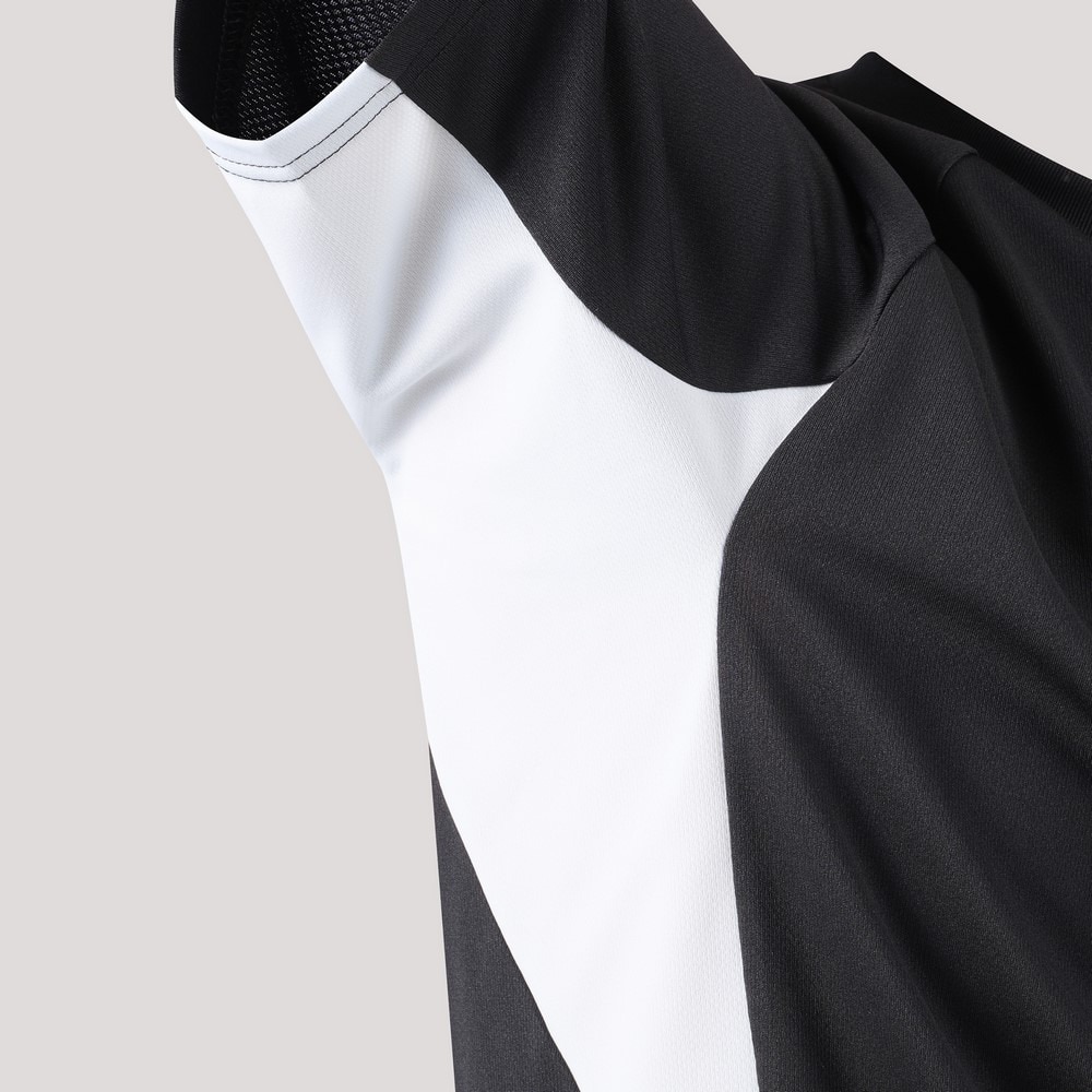 デサント（DESCENTE）（メンズ、レディース）バレーボールウェア 半袖バレーシャツ DV5SHT04U BK00