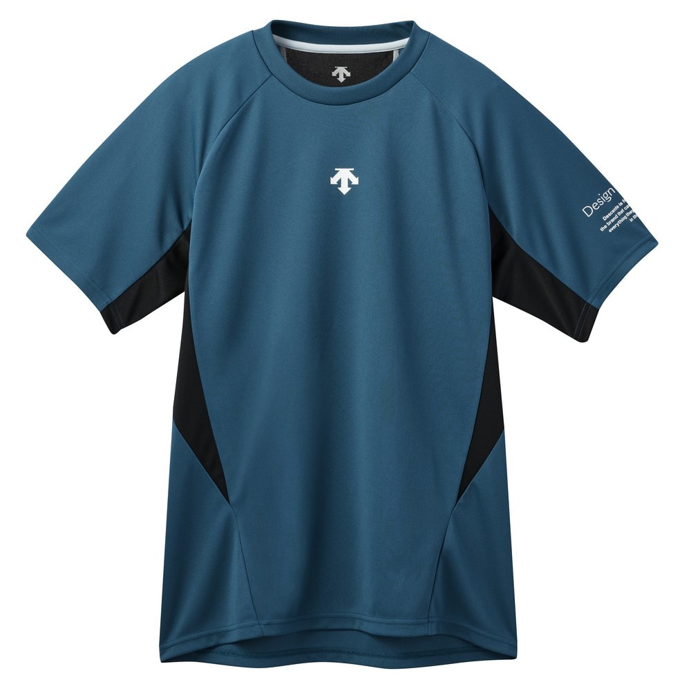 デサント（DESCENTE）（メンズ、レディース）バレーボールウェア 半袖バレーシャツ DV5SHT04U GR00