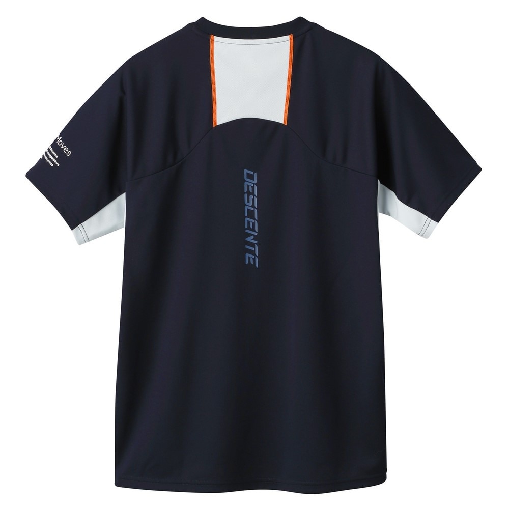 デサント（DESCENTE）（メンズ、レディース）バレーボールウェア 半袖バレーシャツ DV5SHT04U NV00